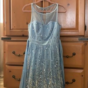 Blue semi formal dress